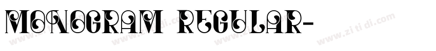 Monogram Regular字体转换